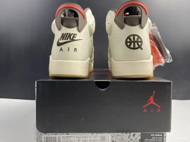 (2020) Trendy Sail AIR CZ4152- 1094 Brown 6 Retro Jordan Quai54 0618